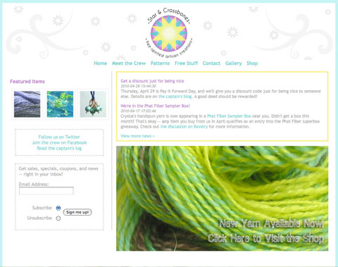 Star & Crossbones Web Site Design