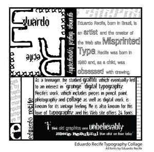 Eduardo Recife Typography Design